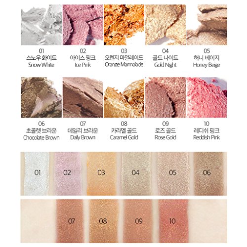 KARADIUM Shining Pearl Smudging Eye Shadow Stick 1.4g Snow White Waterproof Glam