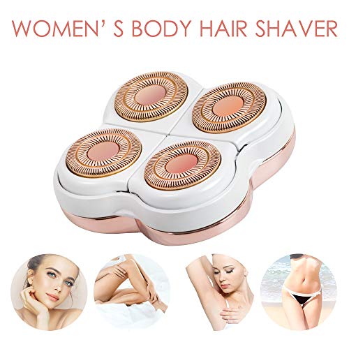 tuokiy Legs Hair Remover Replacement Head Compatible with Finishing Touch Flawless Electric Legs Shaver for Women,Rose Gold 2 Pack