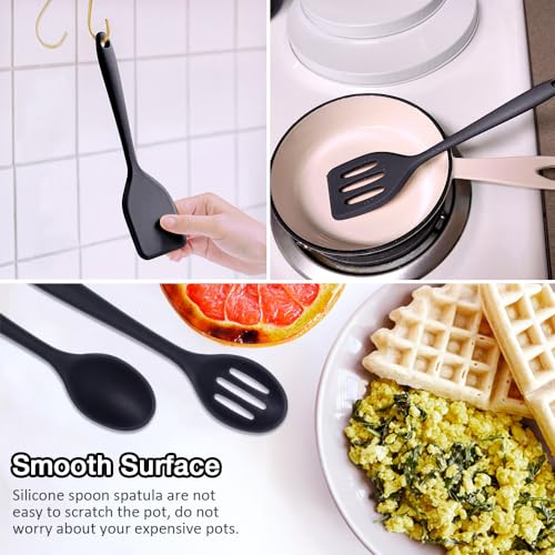 Eolilim Mini Silicone Spatula Set - 5PCS Kitchen Utensils