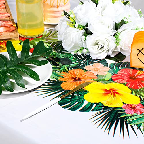 Irenare Hawaiian Luau Tablecloths - 3 Pack, 54x108 in, Tropical Design