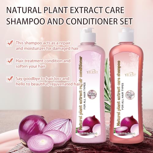 Onion Biotin Rosemary Shampoo for Healthy Hair Growth & Shine