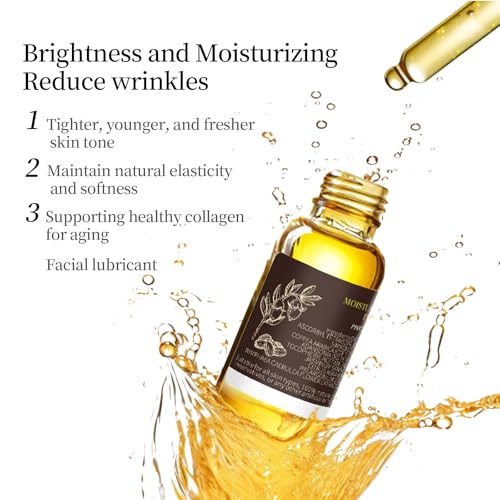UWPU-IU Natural Bakuchiol Face Oil with Plant Fragrance, Anti-Aging Moisturizer 30ml