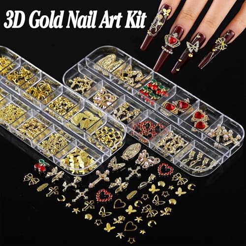 BANA Bedazzling Nail Art Kit Set 01 - 18000Pcs Rhinestones & Charms