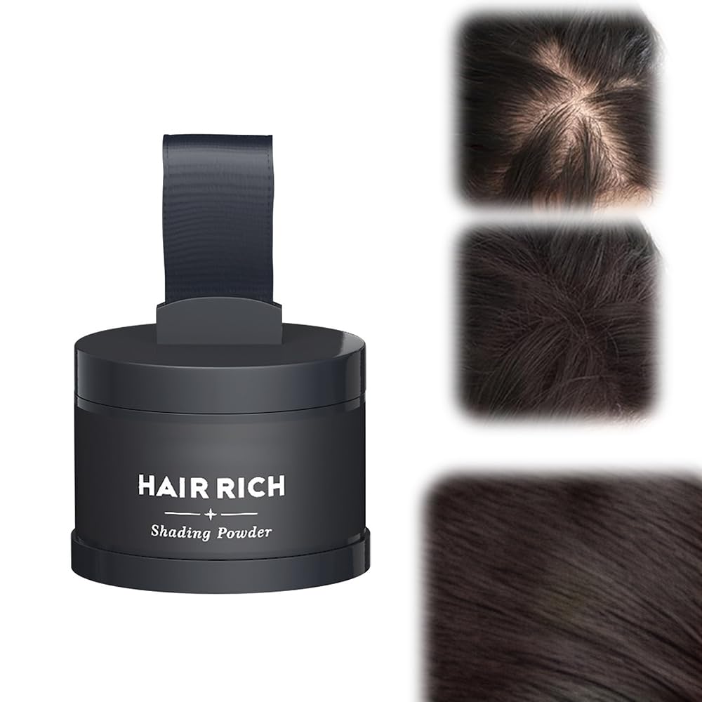 Hair Density Filler - 24-Hour Stain-Proof Hairline Powder for Bald Spot Concealing | Auburn Color