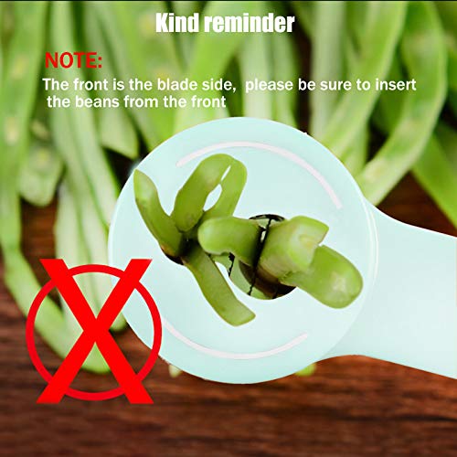 2-Pack Stainless Steel Bean Cutter Shredder for Easy Vegetable Prep