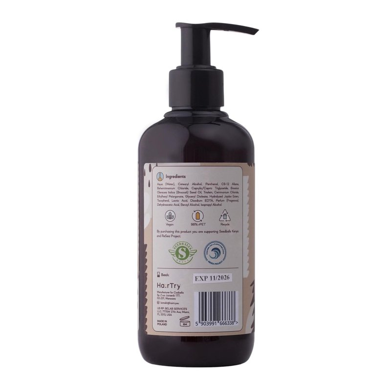 HairTry - Everyone, Everyday Conditioner - Emollient & Humectant Formula for All Hair Types – Broccoli Seed Oil – Jojoba Ester Protection – Net 8.45 Fl. Oz/ 250 ml