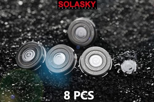 8 PCS Pro Head Shaver Double Ring Blades for Freebird FlexSeries