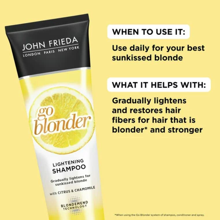 Sheer Blonde Go Blonder Lightening Shampoo - 8.3 Oz (245ml) | 2 Pack