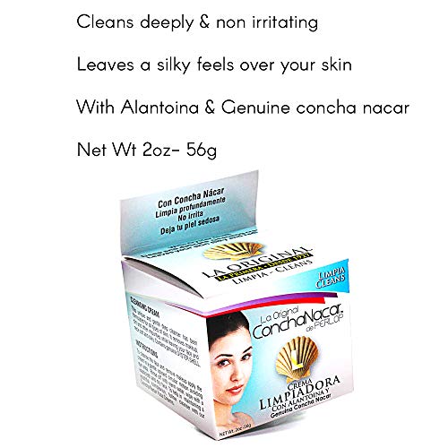 PERLOP Concha Nacar Cleansing Cream 2 oz - Deep Facial & Makeup Remover