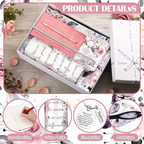 6-Piece Employee Appreciation Gift Set with Insulated Tumbler & Tote Bag