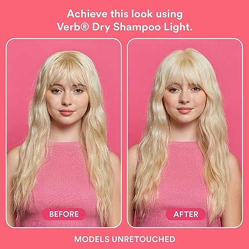 VERB Dry Shampoo Light for Blonde & Grey Hair - Oil Absorb & Refresh