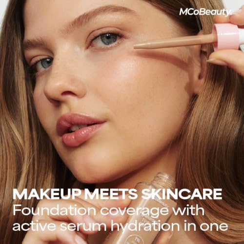 MCoBeauty Miracle Hyaluronic Tinted Serum 4-5 Medium — Hydrating Foundation & Skincare