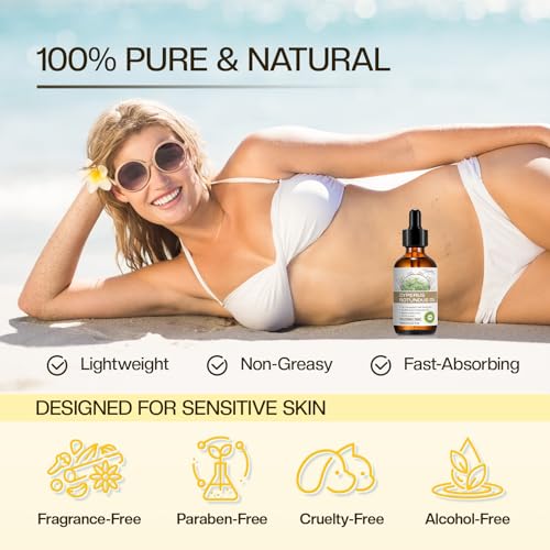 Cyperus Rotundus Oil for Hair Removal & Skin Care - 2 Pack