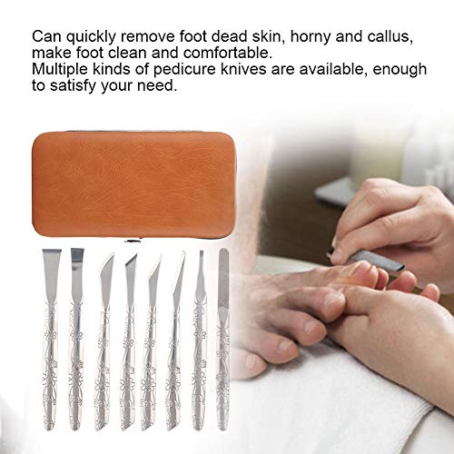 Yosoo Health Gear 8-Piece Ingrown Toenail Care Kit - Stainless Steel Foot Tools