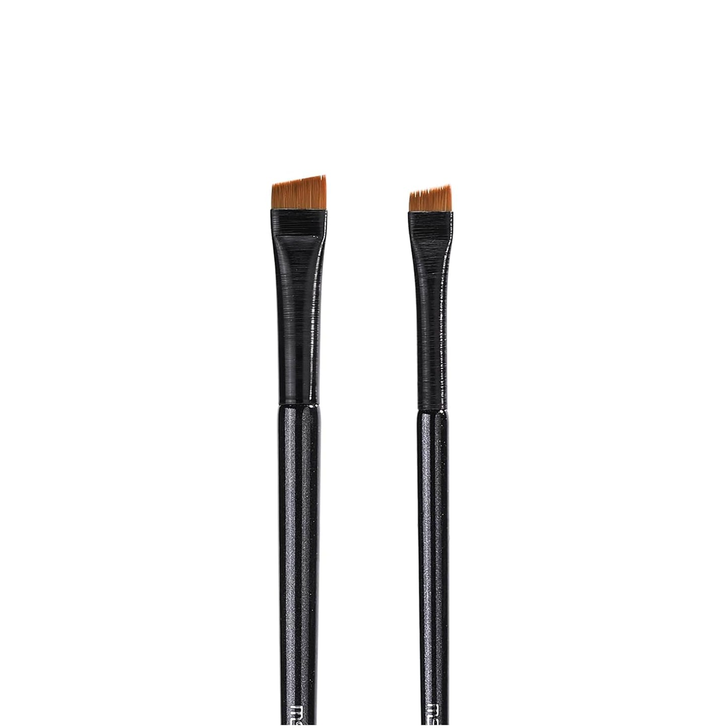 Angled Eyeliner Brushes Set - Ultra Thin Synthetic Bristles | 2pcs Eye Makeup Tool
