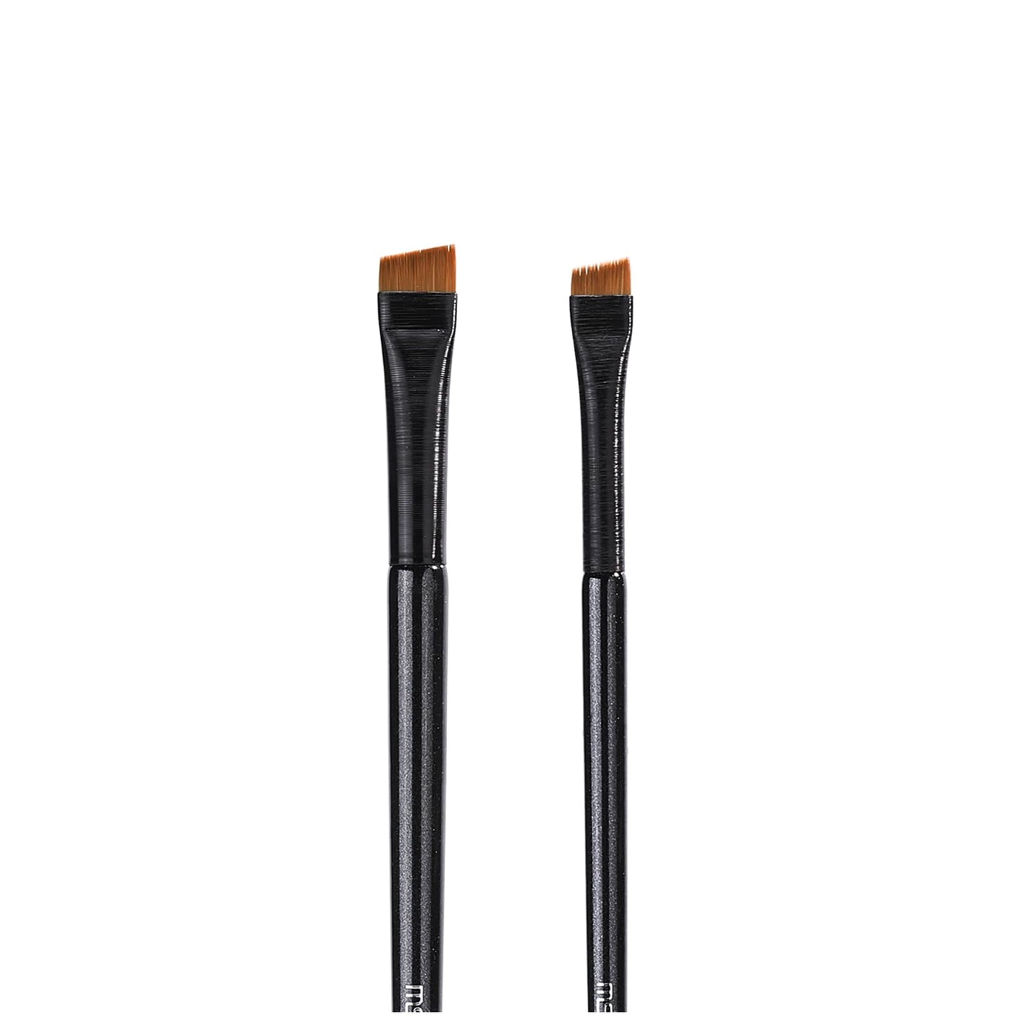 Fine Angled Eyeliner Brushes, MSQ Eye Liner brush, 2pcs Angled Eyebrow Brushes Set Ultra Thin Eyeliner Brush Synthetic Bristles Eye Makeup Tool