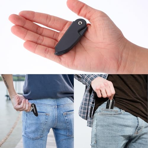 Ouligay Portable Folding Mustache Comb - 4pcs Mini Beard Grooming
