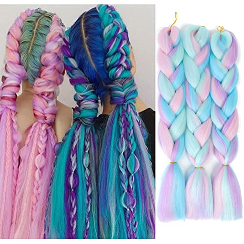 Serena Hair 24-Inch Jumbo Ombre Braiding Hair Extensions, 3-Pack