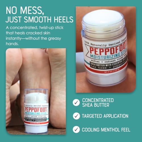 Moisturizing Foot Balm Stick 2oz - Rinse Bath & Body Peppofoot