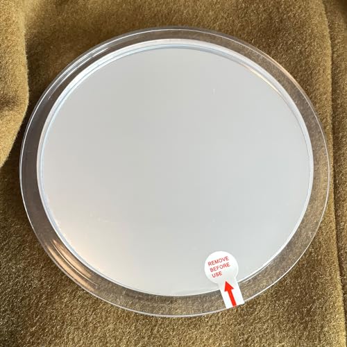 Fogless Shower Mirror for Shaving and Makeup with 3 Removable Powerful Suction Cups, Shatterproof Anti Fog Mirror for Shower and Bathroom, Glassless Safety Kids Mirror