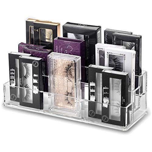 BY ALEGORY 3-Tier Acrylic Eyelash Makeup Organizer 10.25"x3.87"x3.38"