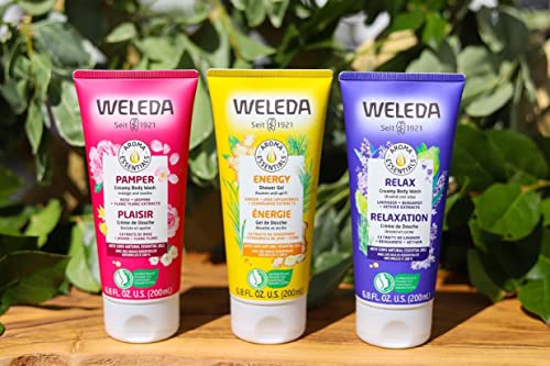 Weleda Energy Shower Gel – Aroma Essentials Ginger, Paraben Free, 6.8 fl oz