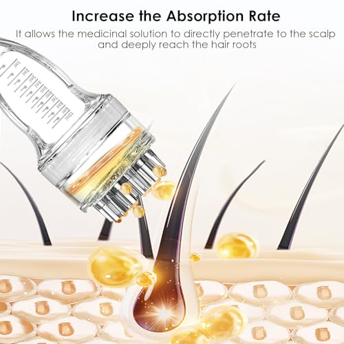 Scalp Applicator Comb for Minoxidil & Oils - 10ml Precision Tool (1PCS)