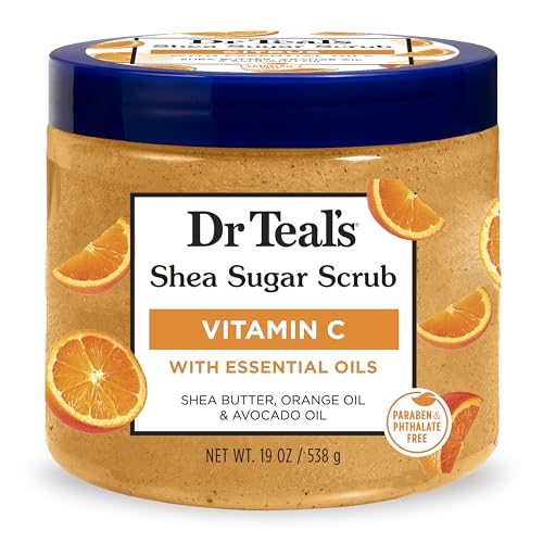 Dr Teal's Citrus Shea Sugar Body Scrub with Vitamin C - 19 oz