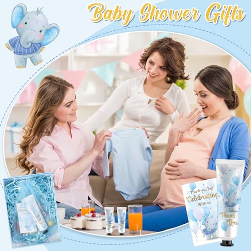 Blue Elephant Baby Shower Hand Cream Gift Set - 24 Pack