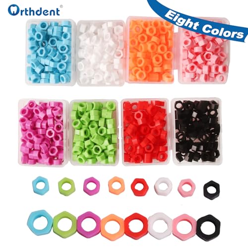 100Pcs Orthodontic Silicone Code Rings - Autoclavable Dental Tools
