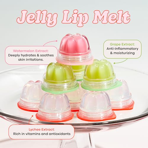TONYMOLY Jelly Lip Melt Watermelon - Hydrating Lip Oil & Balm