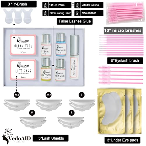 VedoAID Lash Lift Kit - Professional Eyelash Perm & Lifting Set