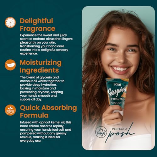 Perfectly Posh Sassyooma Citrus Hand Crème - Moisturizing Hand Cream 89ml