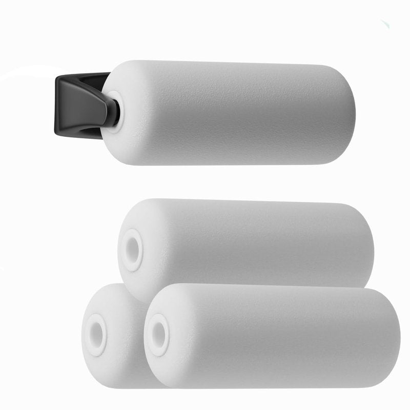 Bearback Lotion Applicator Attachment: Easily Apply Body Lotion|Sunscreen|Self Tanner|Medication. Fits Original Bearback Handle. Includes 4 Washable/Re-Usable Foam Rollers. American Small Business