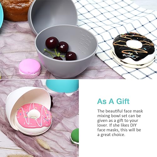 Silicone Mixing Bowl Set - 6PCS for Melting Chocolate, Non-Stick