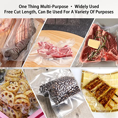HUISPARK Vacuum Sealer Bags - 100Pcs 3.5" x 5.1" Heavy Duty Food Storage