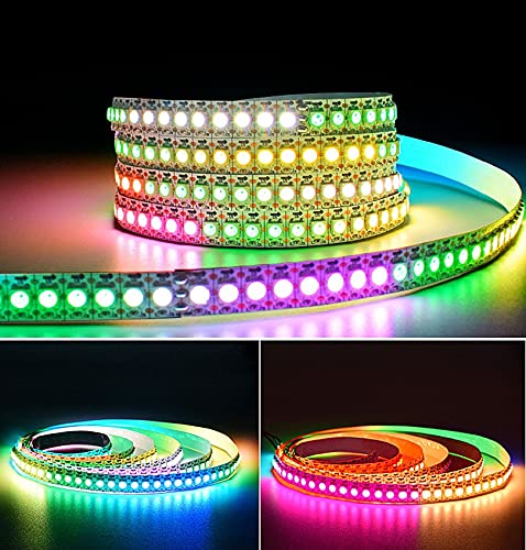 WS2812B LED Strip 5050 SMD RGB - 3.2FT, 144 Pixels, Non-Waterproof
