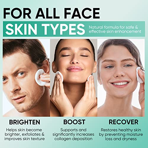 YAFUSIPE 35% Glycolic Acid Exfoliating Pads for Anti-Aging & Acne