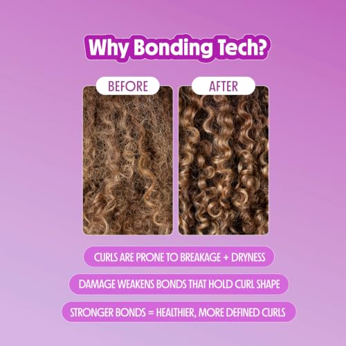 Not Your Mother's Curl Talk Bond Building Shampoo & Conditioner Set - 8 fl oz Each | Strengthens & Hydrates Curly Hair
