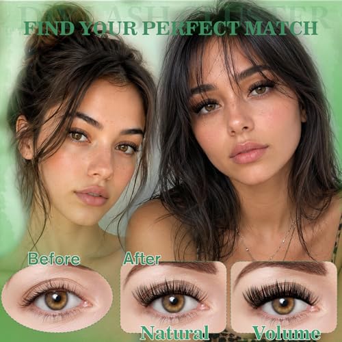 Enchantress Lash Clusters Kit - Fluffy Wispy Individual Lashes (10-18mm)