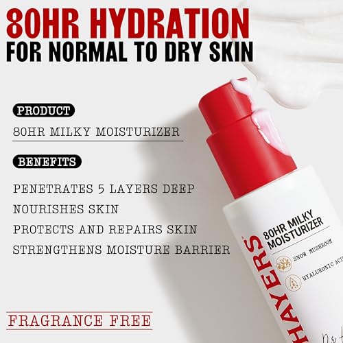 THAYERS 80HR Milky Face Moisturizer with Hyaluronic Acid & Snow Mushroom