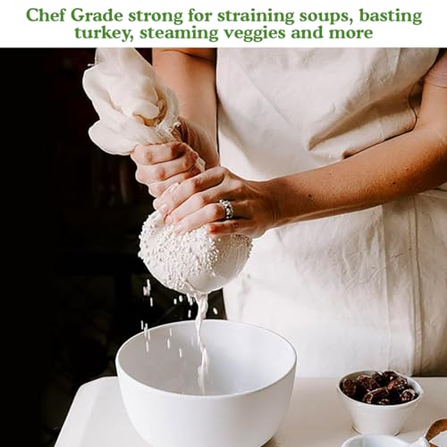 Regency Chef-Grade 100% Cotton Cheesecloth - 36"x72" (Pack of 4)