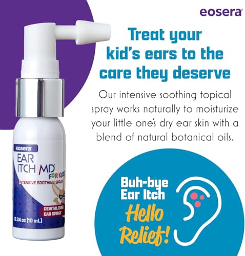 Eosera Ear Itch MD Kids Soothing Spray - 10 mL for Itchy Ears