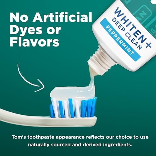 Tom's of Maine Whiten Plus Deep Clean Whitening Toothpaste - 4 oz