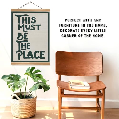 Inspiring Wall Art Poster with Frame - Green Vintage Canvas 12x16