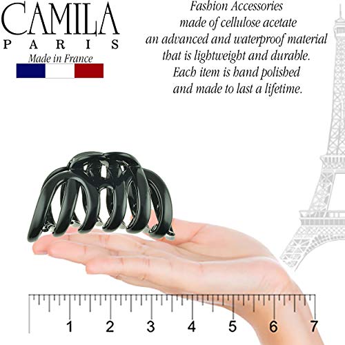 Camila Paris Octopus Hair Clips Bundle - 3.5" Claw Clips for Thick Hair