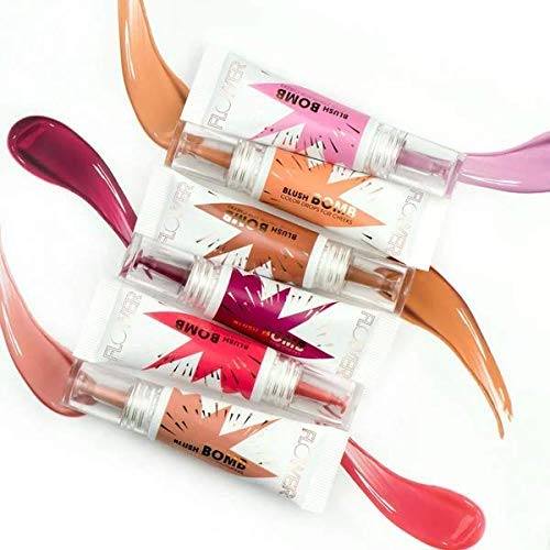 FLOWER Beauty Liquid Blush - Gel Cream Blush Drops (Bitten) - Silky, Lightweight, Buildable Color