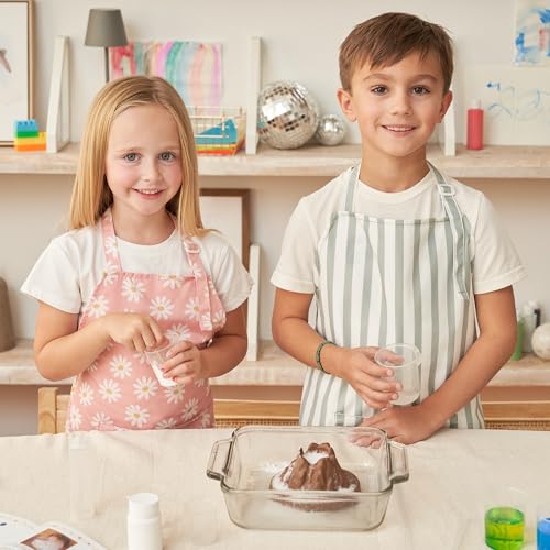 Kids Cooking Apron with Pocket - Adjustable Toddler Apron for Boys & Girls