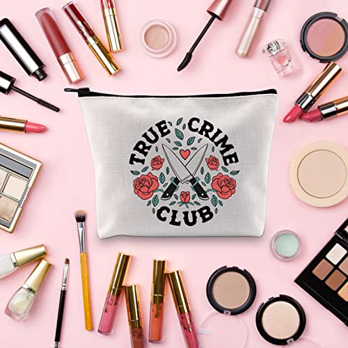 True Crime Club Makeup Bag - Funny Gift for True Crime Lovers