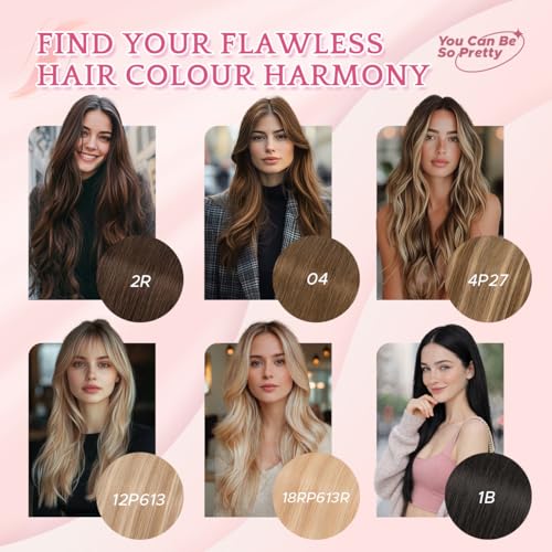 SEGO Pro 10 Inch Clip-In Hair Extensions - 12P613 Golden Brown & Bleach Blonde Highlights